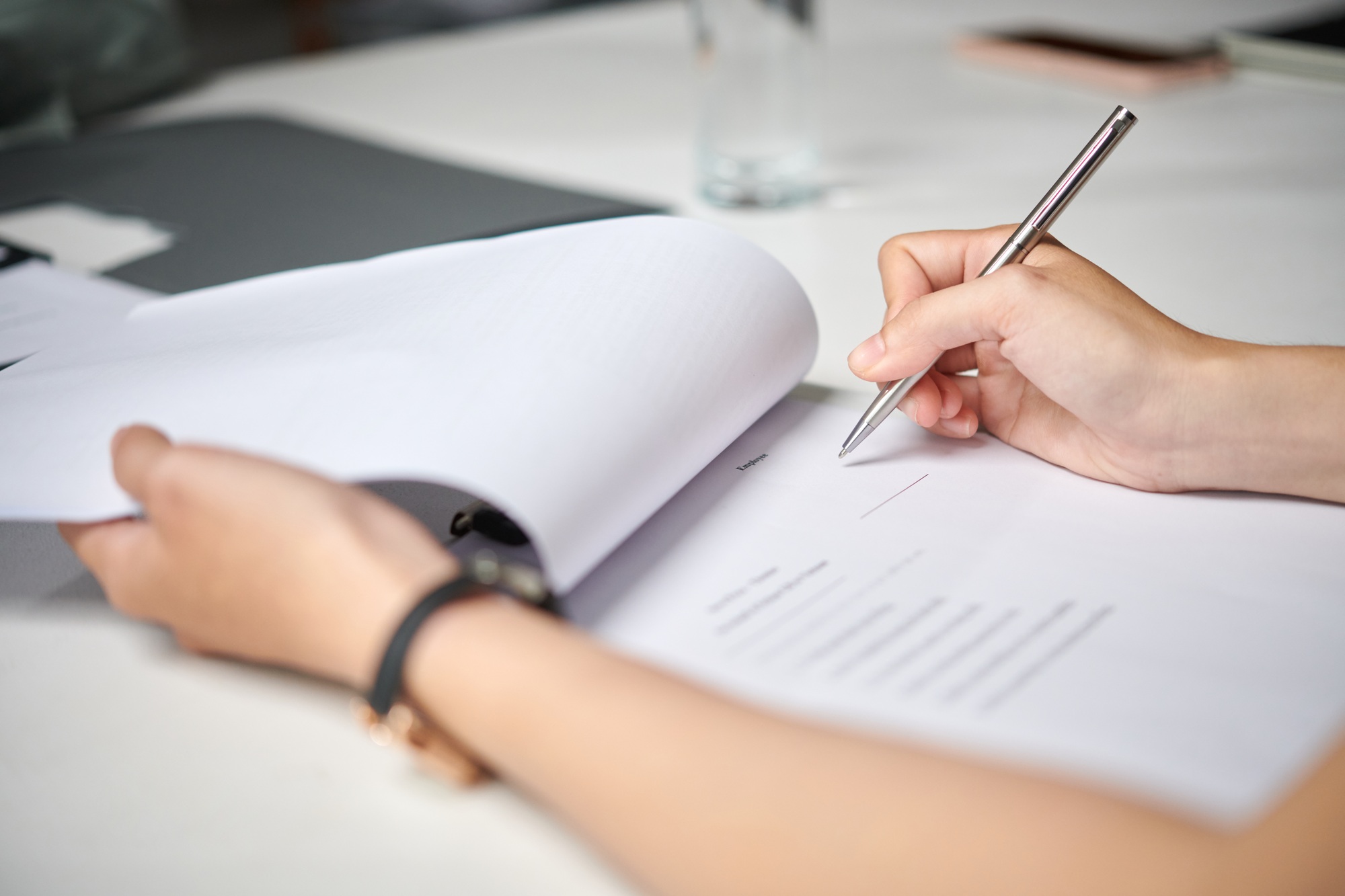 Signing Employment Contract